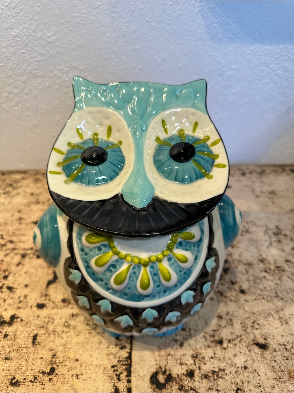 Anthropologie “Bubo Owl” Cookie Jar